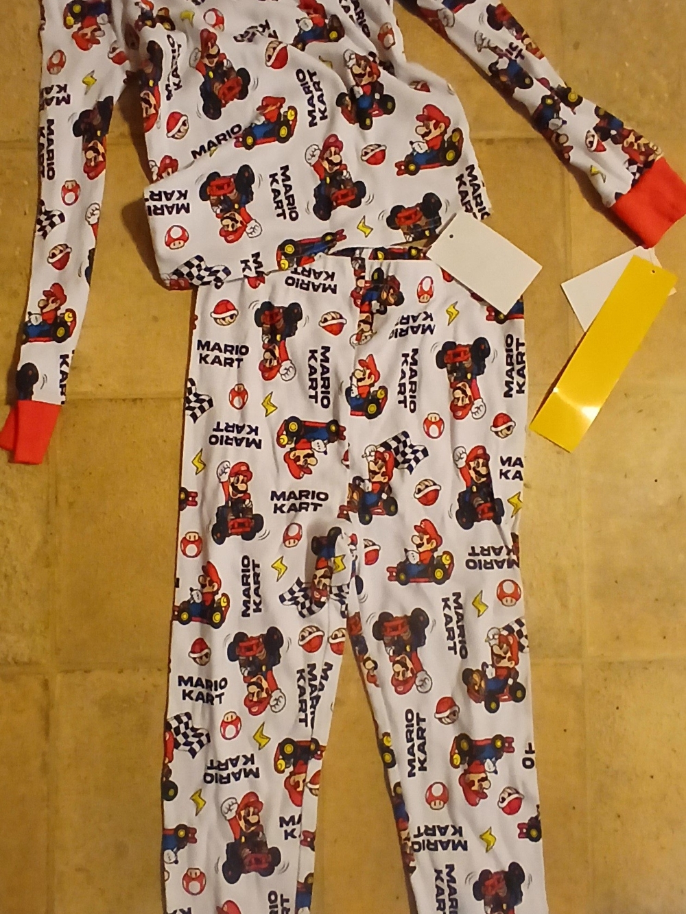 0Nintendo Mario Kart Kids Pjs